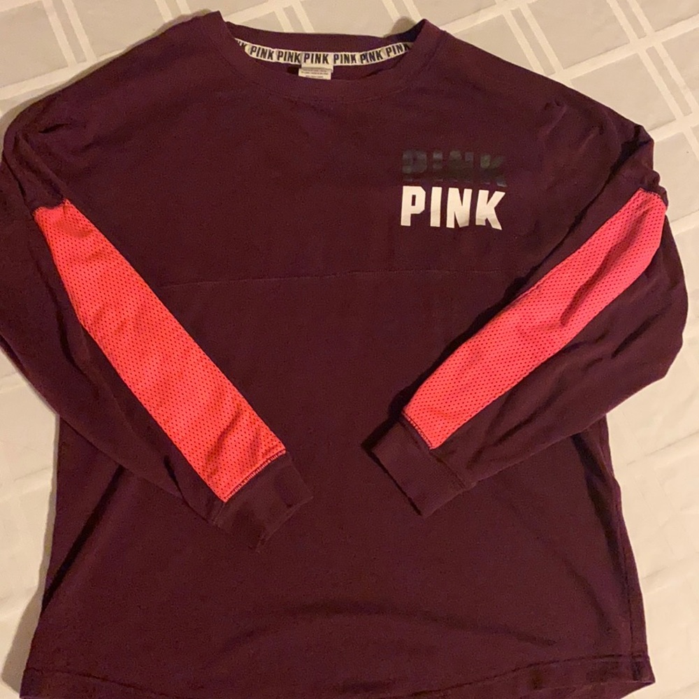 Pink long sleeve tshirt/sweater